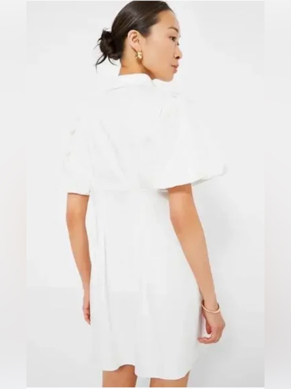 🤍 NEW Tuckernuck White Mini Delaney Dress ~ Medium - Picture 2 of 6